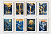 Abstract golden landscape painting, a Decorative Illustration by DamonYang's shop (Thumbnail 3 of 8)