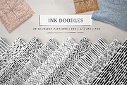 Hand Drawn Patterns in Black & Color, a Pattern Graphic by Point and Poem (Thumbnail 7 of 7)