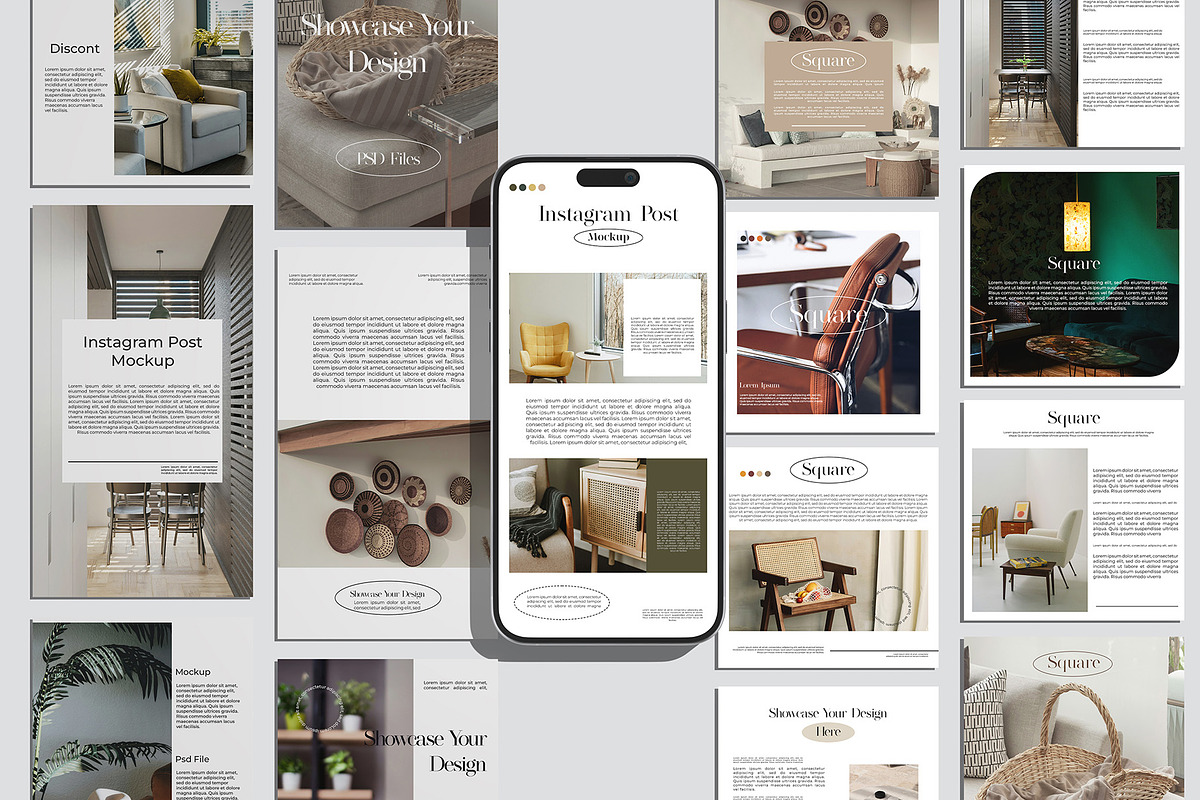 Instagram post mockup, an iPhone Mockup by Graphicbars (Photo 14 of 17)
