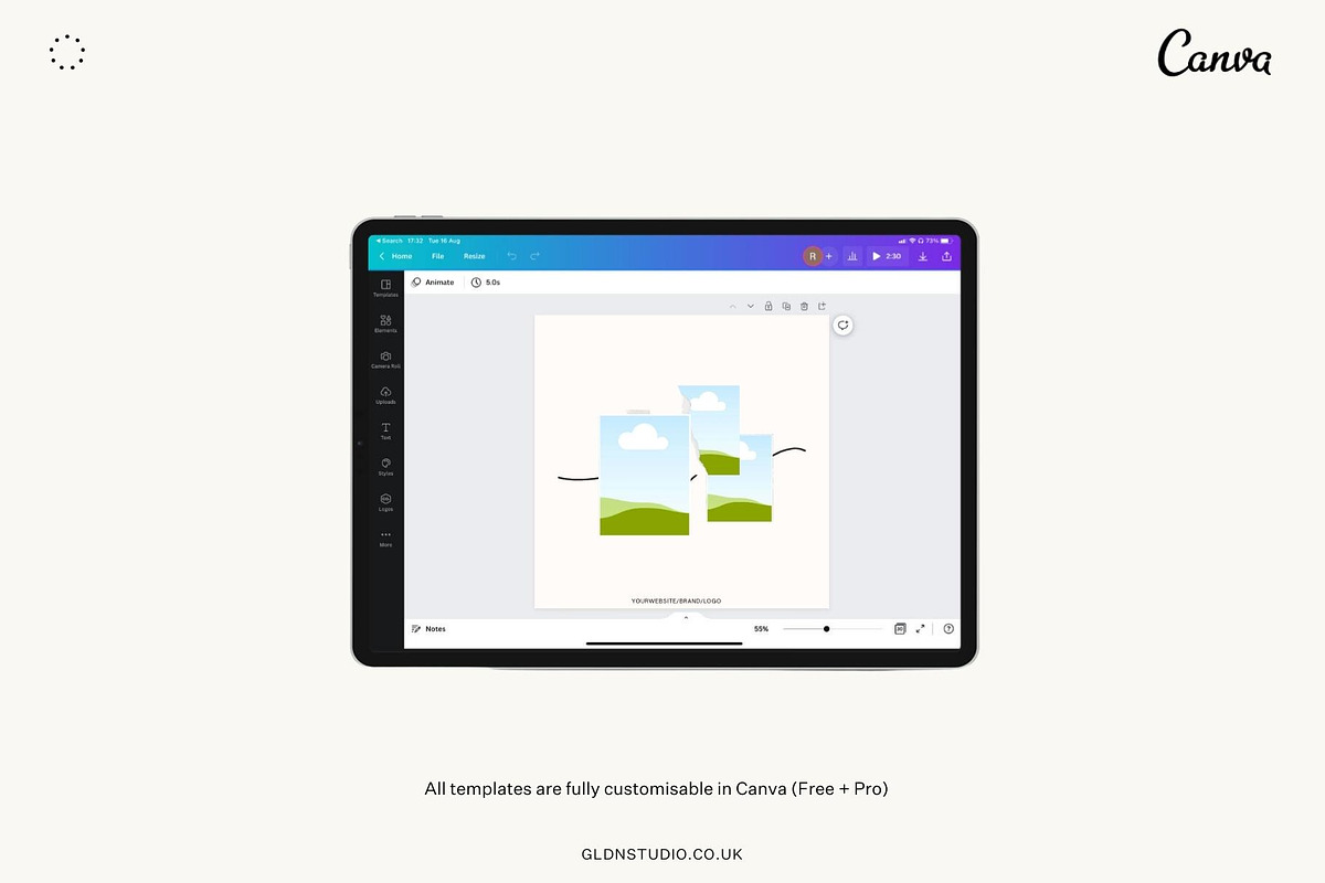 Canva Social Media Templates | Mona, a Social Media Template by GLDN Studio (Photo 5 of 8)