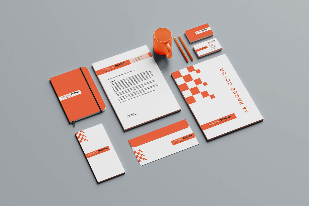 Stationary Mockups, a Mockup by alimran24 (Photo 6 of 11)