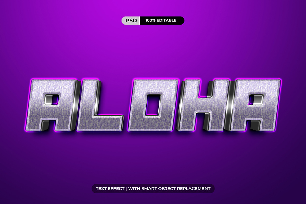 Psd Text Effect - Metal Texture, a Layer Style Add-On by Artlogs x Modaldesain (Photo 3 of 3)