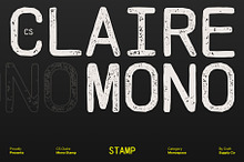 CS Claire Mono Stamp
