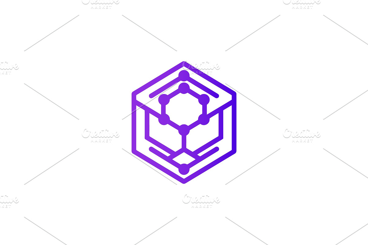 Modern Isometric Hexagonal Tech Logo, a Branding & Logo Template by Vectorium Studio (Photo 1 of 9)
