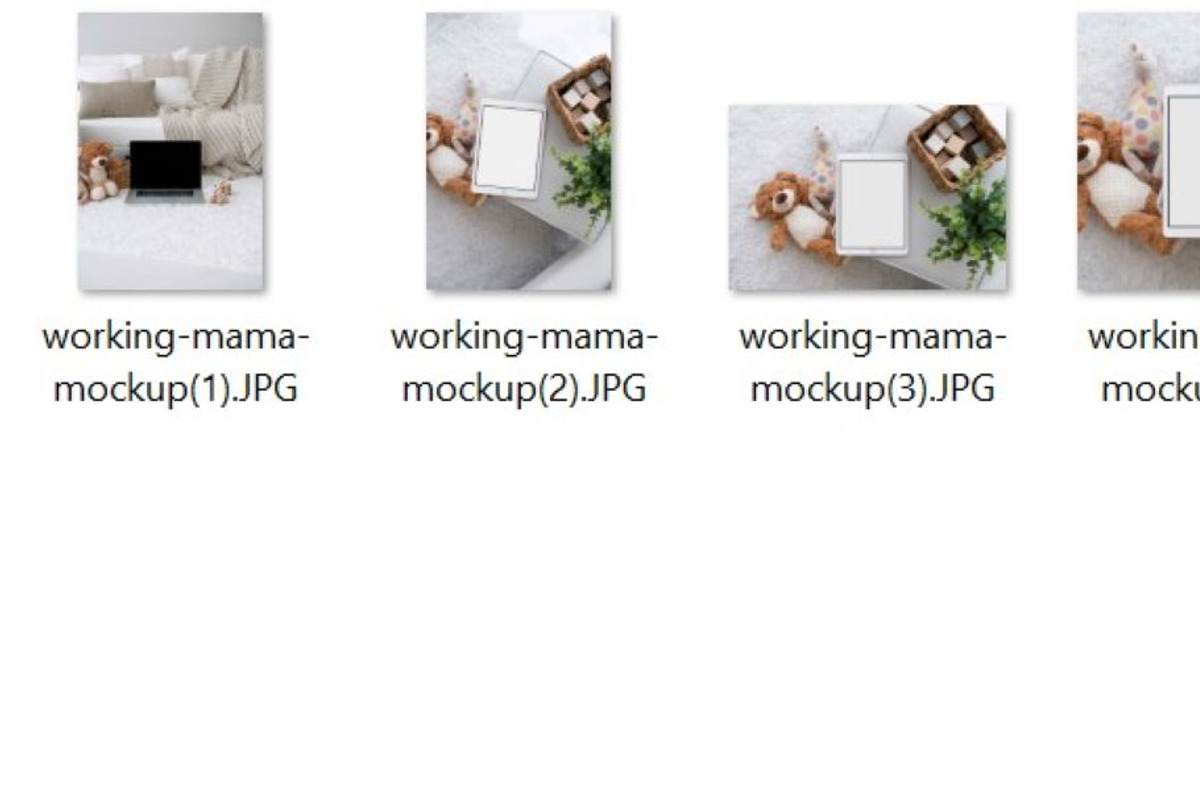 Working Mama Mockups (4+ Images), an iPad Mockup by Ivory Mix (Photo 2 of 2)