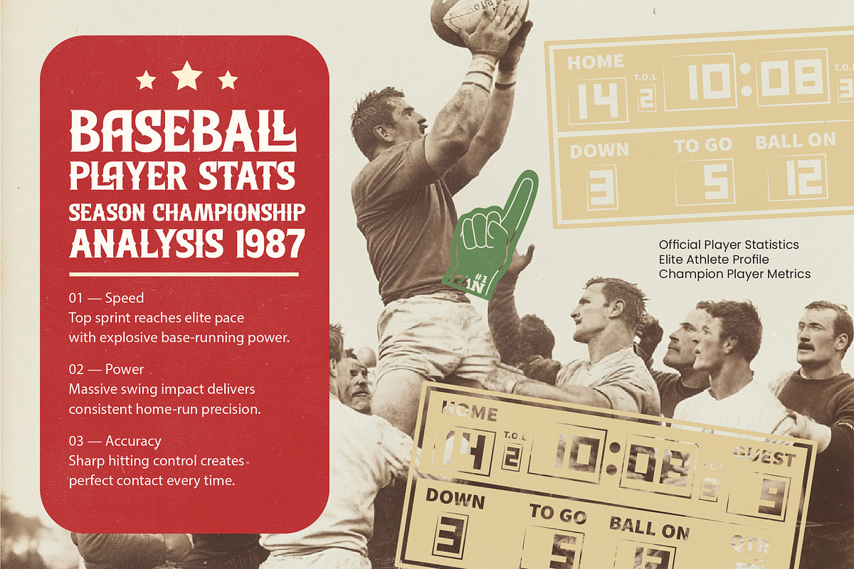 Southern Baseball Retro Athletic, a Serif Font by timelesstype.co (Photo 13 of 15)
