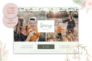 PSD Photo Session Card Template 50