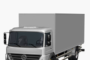 Commercial Truck Mercedes, a Cars & Vehicle 3D Model by Mechanik (Thumbnail 9 of 17)