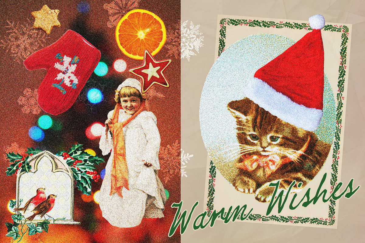 Heirloom: Christmas Collage Pack, an Object Graphic by Anastasiia VNSK (Photo 5 of 14)