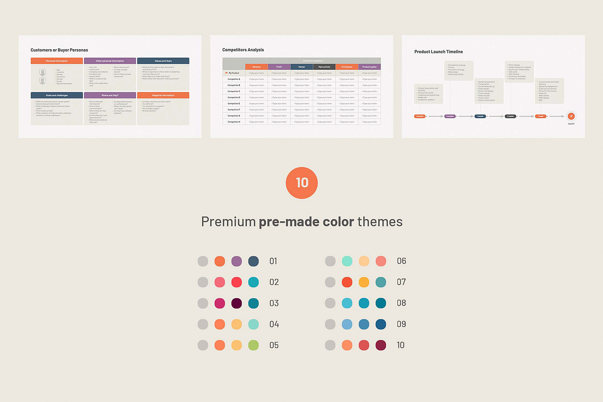 Product Launch Roadmap PowerPoint, a Presentation Template by HiSlide.io (Photo 4 of 4)