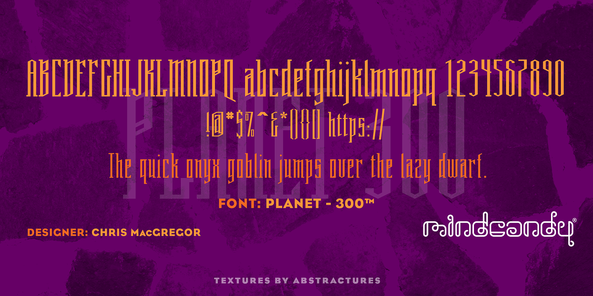 Planet™, a Serif Font by MINDCANDY (Photo 2 of 4)