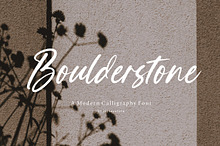 Boulderstone Modern Calligraphy Font