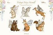 Vintage Garden Watercolor Clipart, a Decorative Illustration by Ooh Lily (Thumbnail 17 of 23)