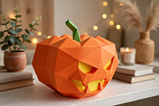 Halloween Pumpkin - 3d papercraft, a Card Template by PAPER amaze (Thumbnail 3 of 7)
