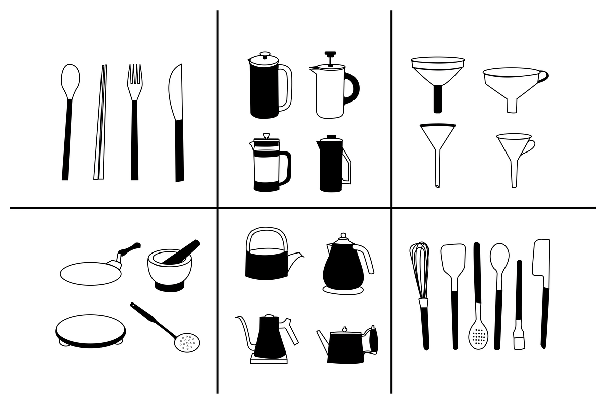 150+ Cookware Illustrations, a Food Illustration by The Journey Atelier (Photo 5 of 11)