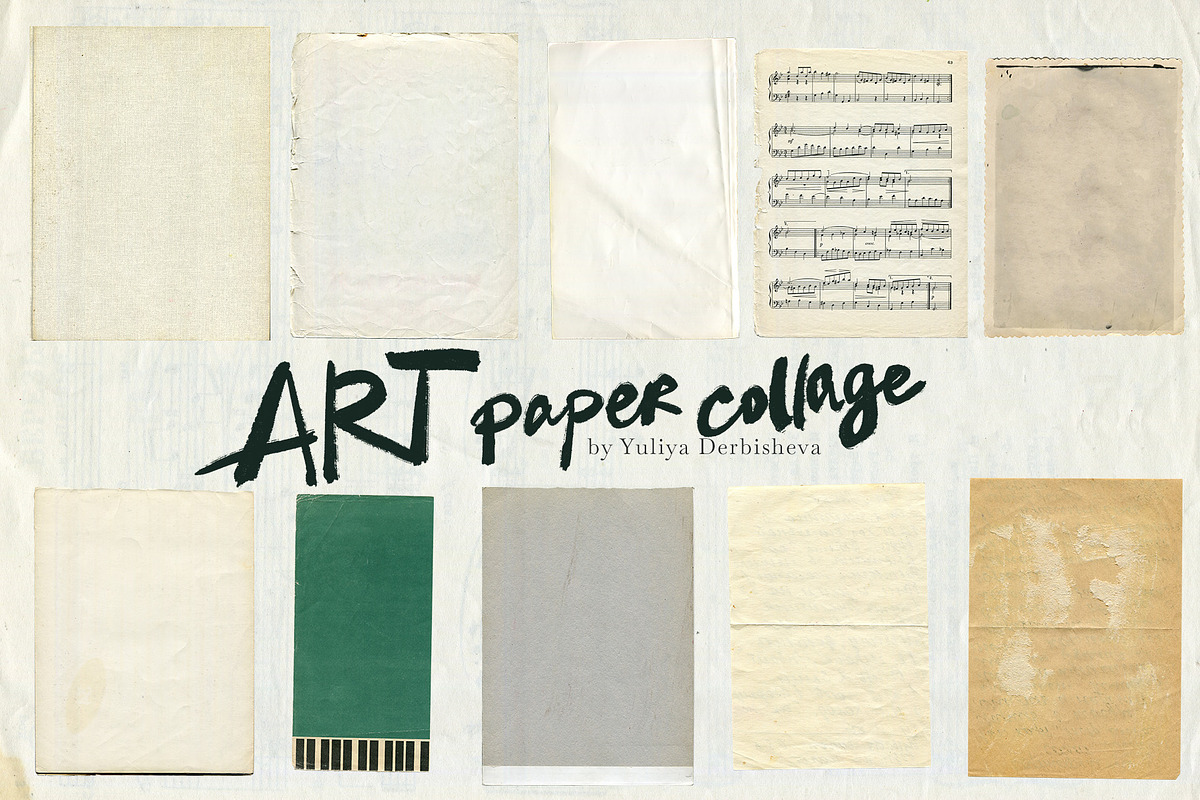 Art Paper collage element scraps, an Object Graphic by Yuliya Derbisheva (Photo 6 of 15)