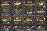 200+ business illustrations, a Templates & Theme by Somjai King (Thumbnail 3 of 6)