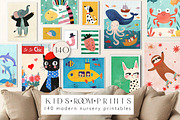 Nursery Art Prints Bundle - 140+, a Background Graphic by Artemsky (Thumbnail 1 of 10)