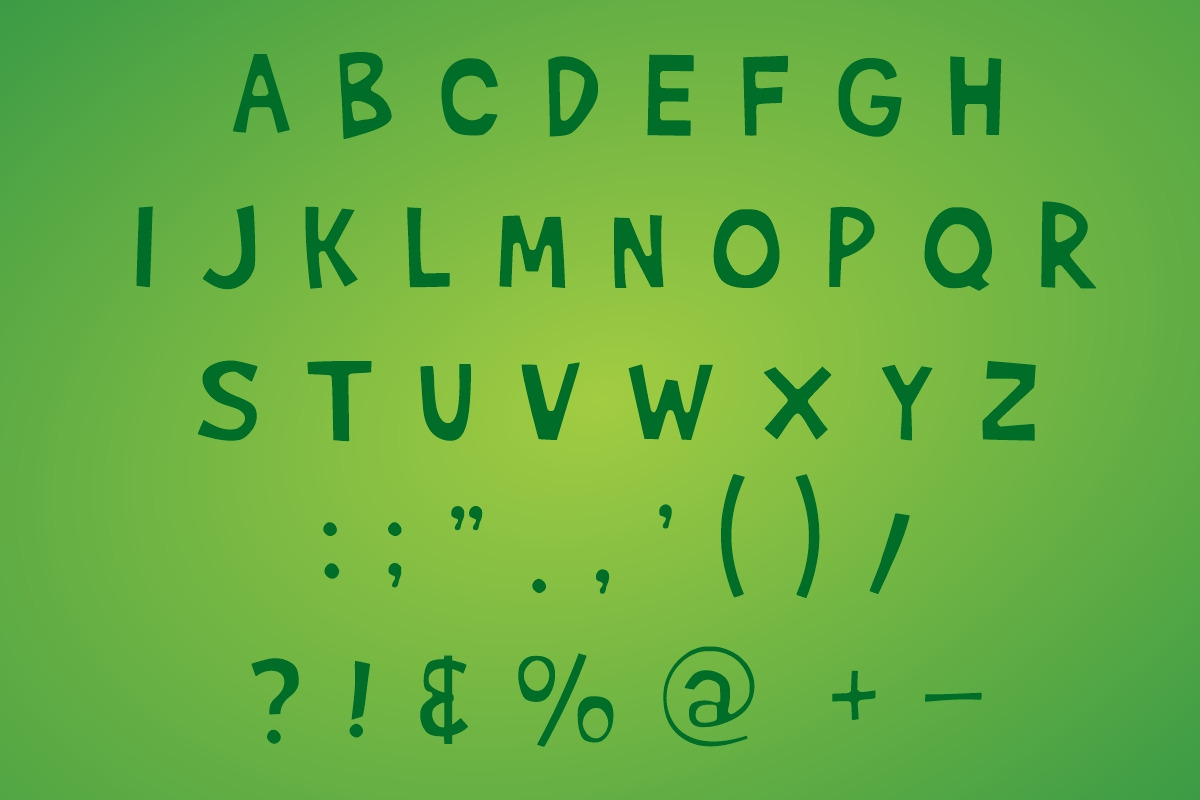 Merry Grinch, a Handwritten Font by Fourteen Letter (Photo 4 of 6)