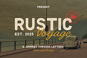 Rustic Voyage – Font Duo, a Script Font by Creacy Studio (Thumbnail 1 of 9)