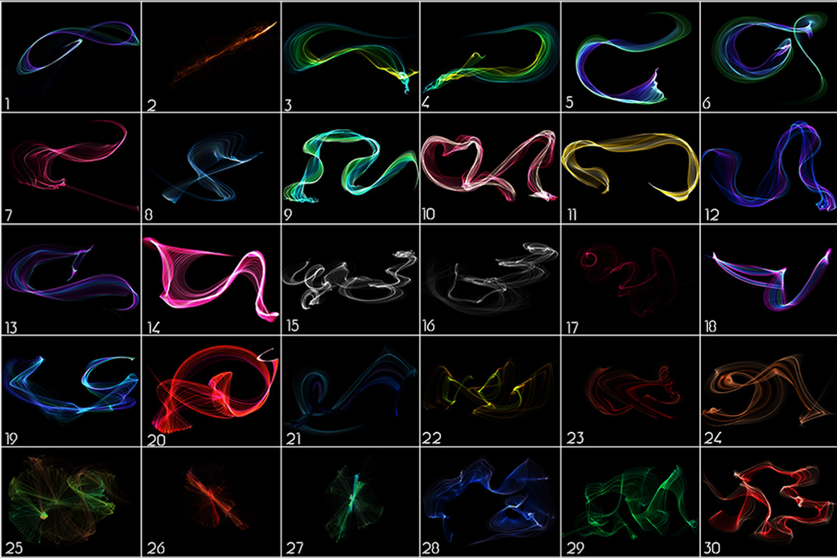 Glossy Waves Overlays, a Texture Graphic by PandoraDreams (Photo 4 of 4)