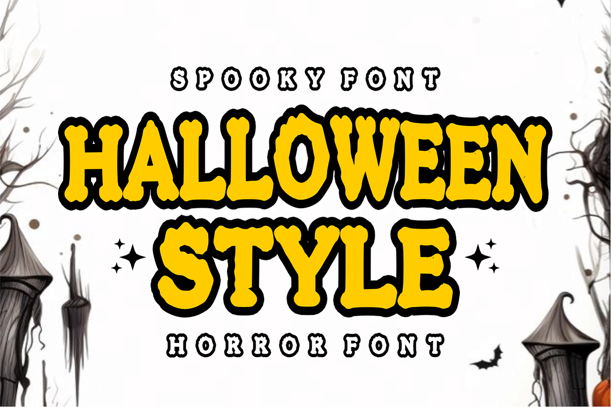 Halloween Book - Spooky Font, a Slab Serif Font by KiddoGlyphs Studio (Photo 3 of 4)