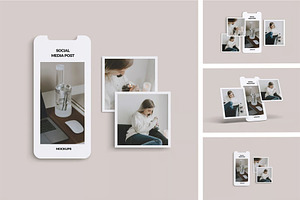 Social Media Post Mockup, a Device Mockup by zpackcreative
