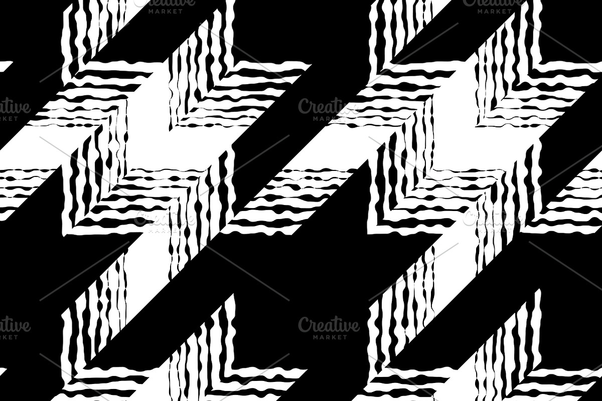 10 houndstooth patterns, a Pattern Graphic by tkdesign (Photo 7 of 11)