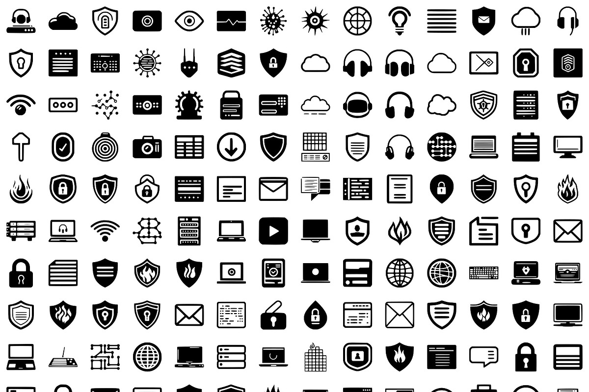 CYBERSECRUITY Icons Stickers svg png, an Icon by IconValue (Photo 1 of 2)
