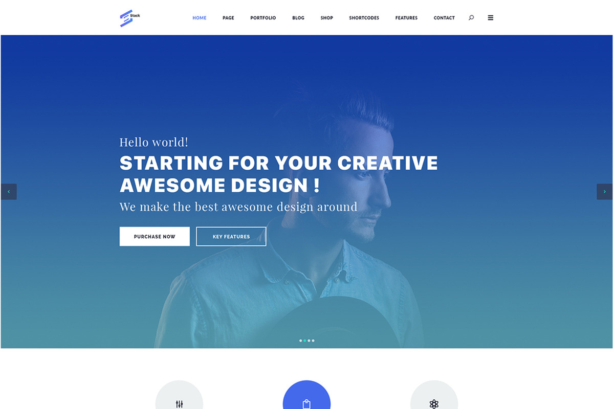 Stack - Home Page One PSD, a Websites & App Template by BlilDesign (Photo 2 of 5)