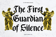 CS Arthemis Drawn, a Blackletter Font by Craft Supply Co. (Thumbnail 3 of 8)