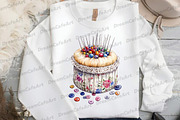 Watercolor Craft Clipart, Crafting, an Illustration by DreamCafeArt (Thumbnail 6 of 7)