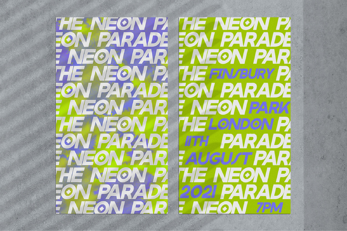 Neon Inks Retro Textures 7000px+, a Texture Graphic by angelainthefields (Photo 4 of 7)