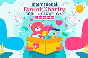 10 International Day of Charity, an Education Illustration by denayunebgt (Thumbnail 1 of 4)