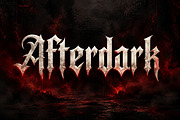 Afterdark, a Blackletter Font by Wow Magic (Thumbnail 3 of 5)