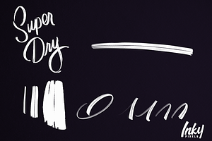 Inky Lettering Procreate Brushes