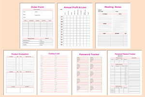 Editable Side Hustle Planner