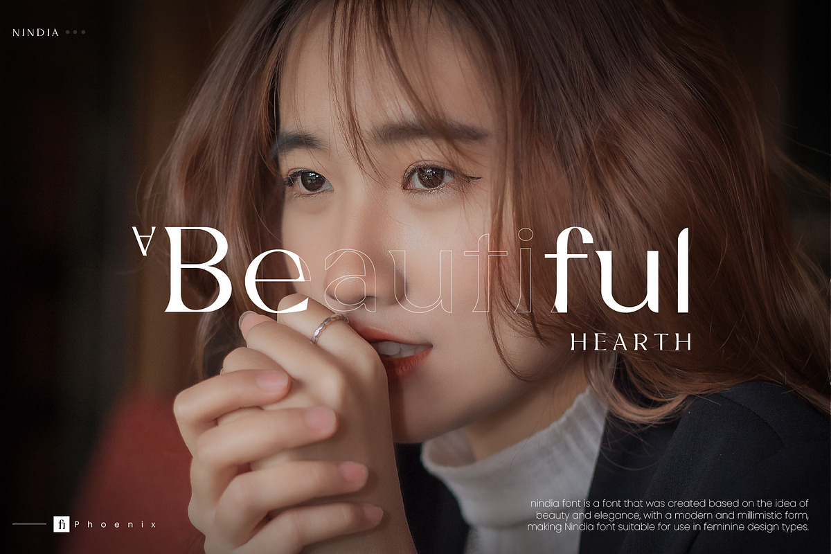 Nindia Font, a Serif Font by Phoenix Dungeon (Photo 7 of 9)