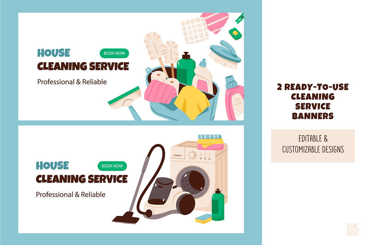 Cleaning & Laundry Clipart, a Work Illustration by vik.stock (Photo 5 of 7)
