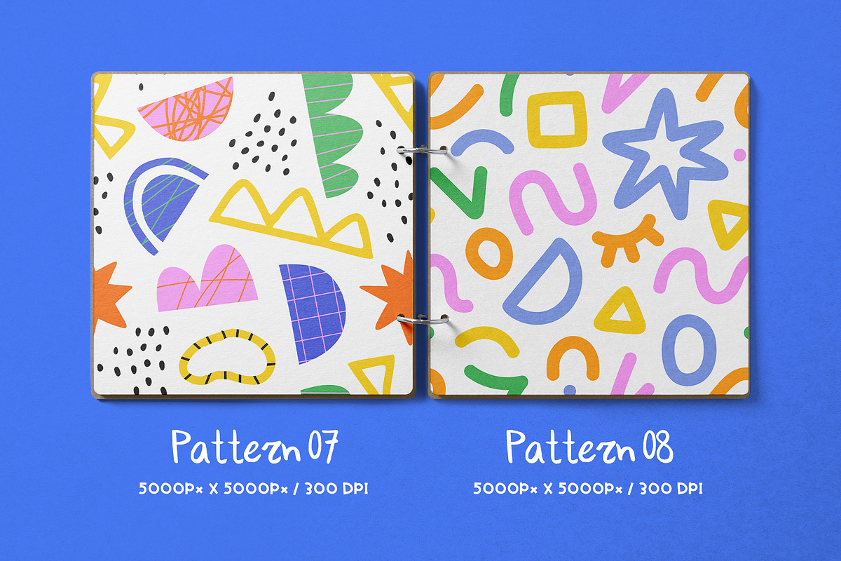 Colorful Pattern Set, a Pattern Graphic by Dedraw Studio (Photo 5 of 14)