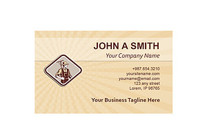 Business Card Template Organic Farme