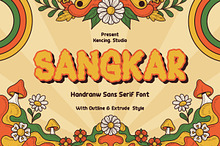 Sangkar - handdrawn Font