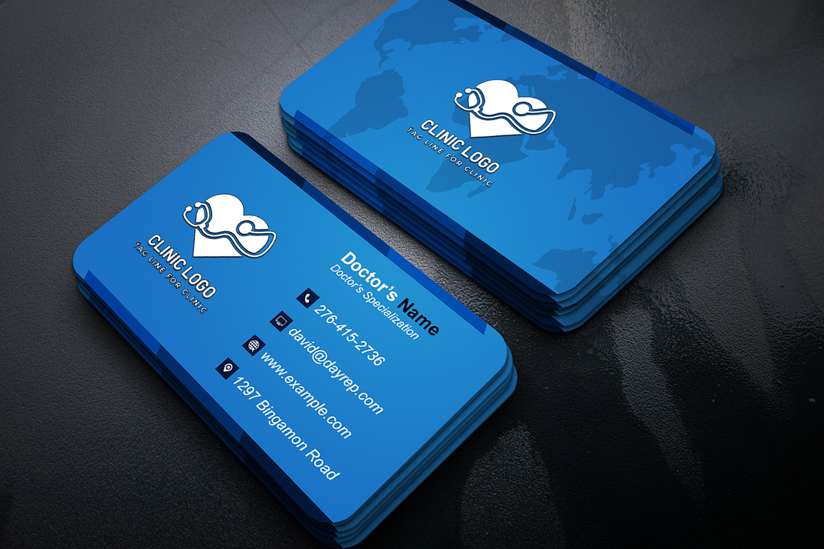 Pediatric Doctor Card PSD