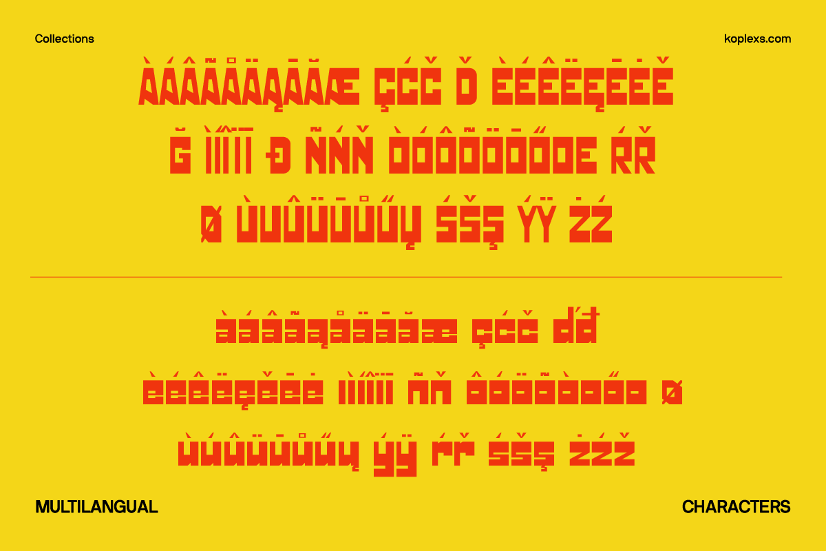 Baroth Font | Bold Display Typeface, a Sans Serif Font by Koplexs Studio (Photo 8 of 10)
