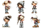 Denim Girl Clipart, an Illustration by Daily.Designs (Thumbnail 5 of 5)
