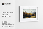 Landscape Frame Mockup - 40x30 cm, a Print Template by Mockups by Carlos Viloria (Thumbnail 1 of 7)
