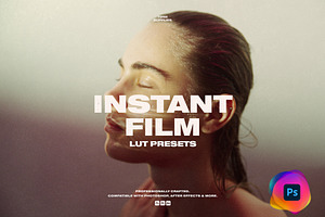 Instant Film LUT Presets Photoshop