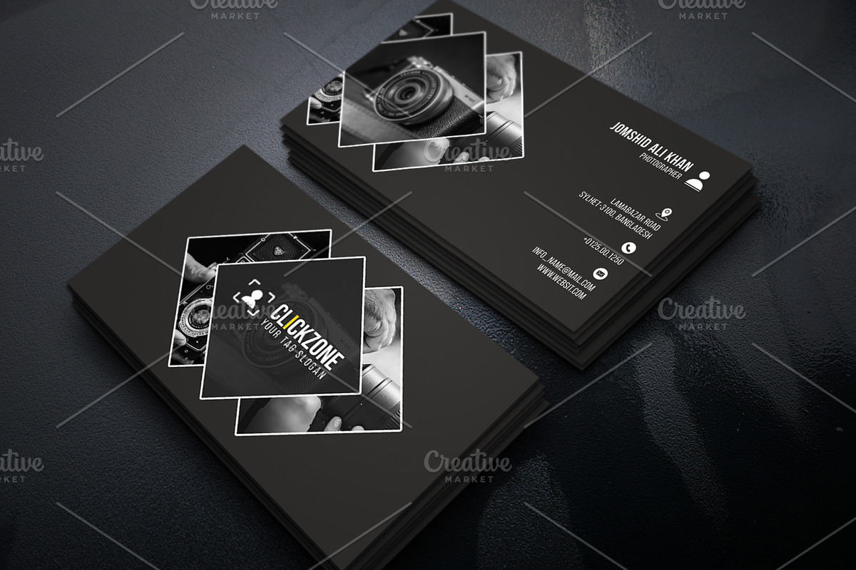 Photography Business Card, a Business Card Template by Helal Shop (Photo 2 of 6)