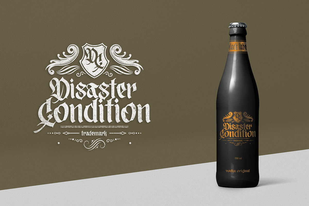 Mortal Claws - Blackletter Font, a Blackletter Font by Krakenbox Studio (Photo 10 of 14)