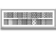 Geometric floral set of patterns., a Pattern Graphic by RODINA (Thumbnail 3 of 3)